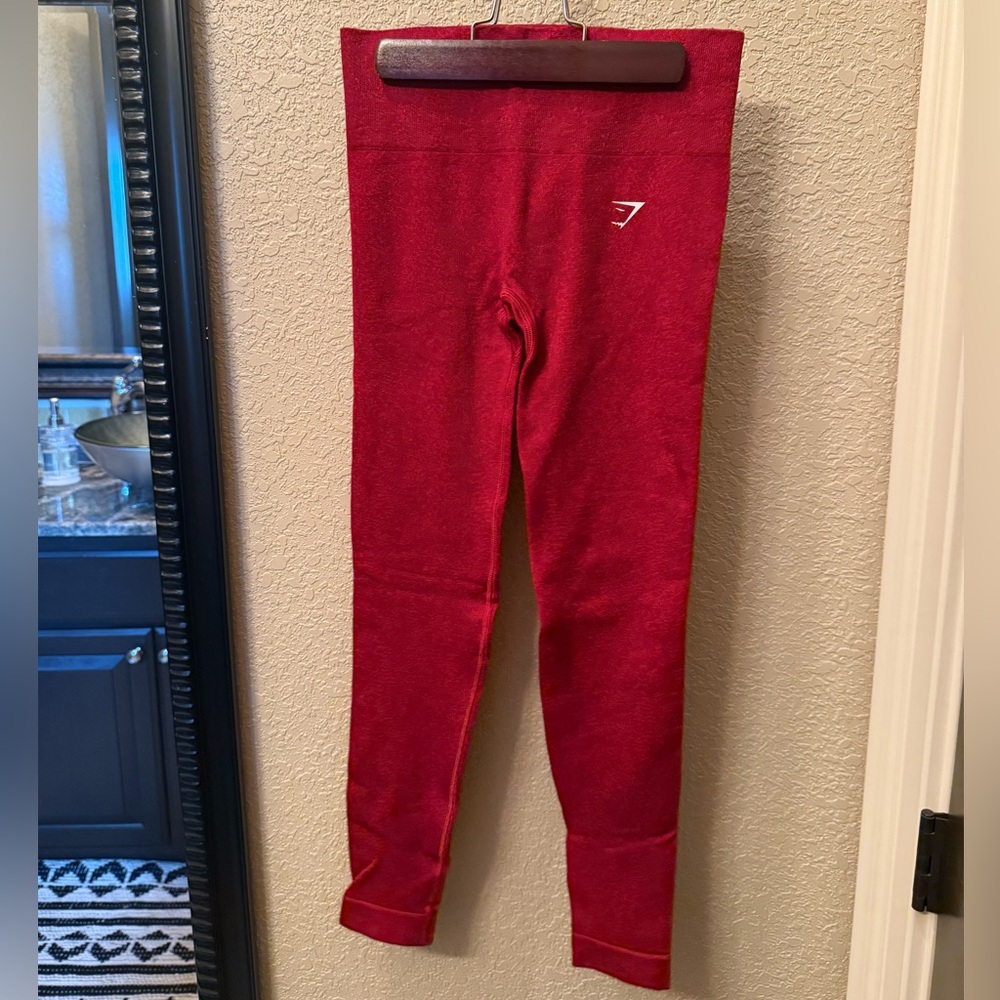Gymshark Red Adapt Fleck Seamless Leggings